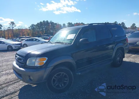 2003 Toyota Sequoia Sr5 V8 z USA, uszkodzony, nr VIN 5TDBT44A23S166418